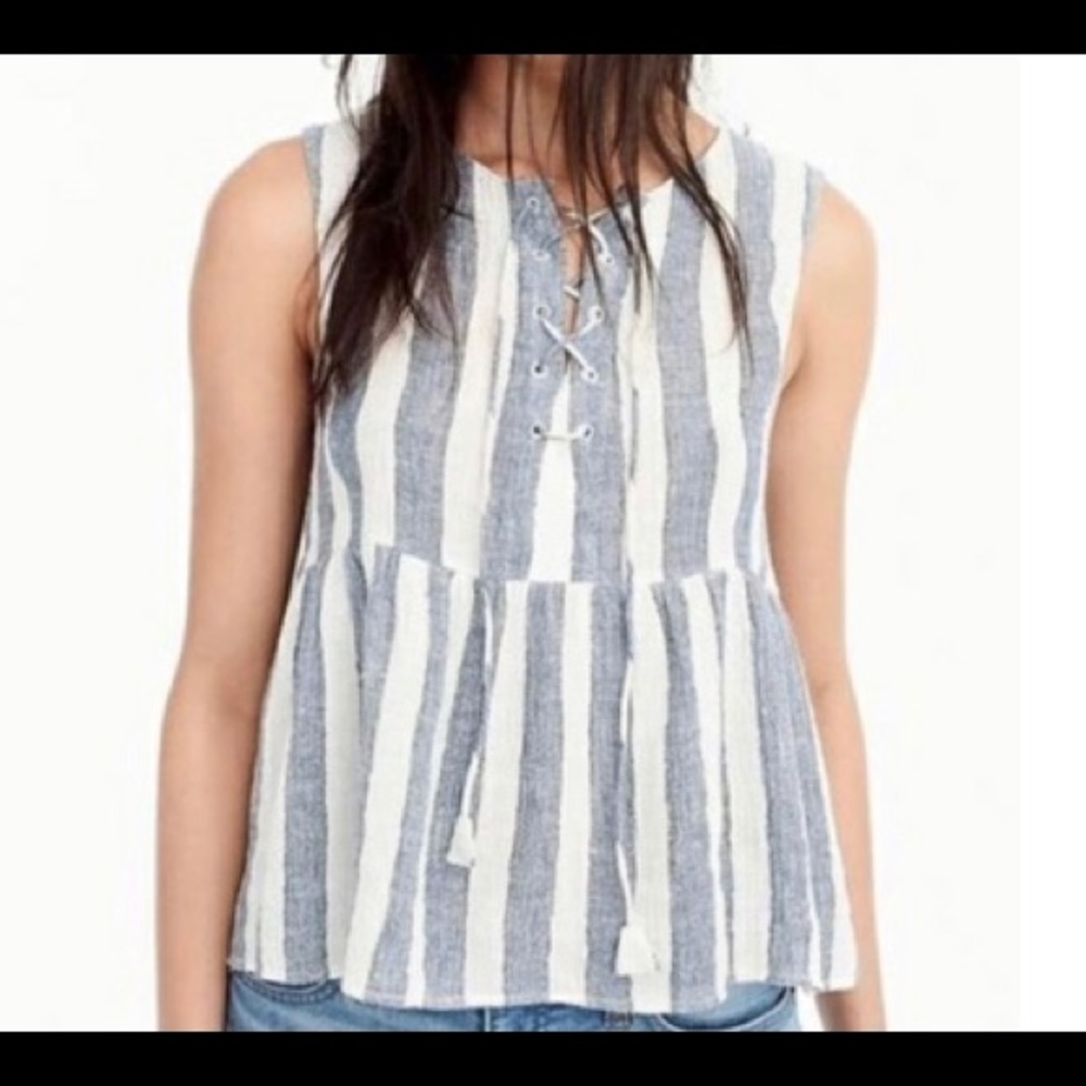 Point Sue for JCrew linen tank top